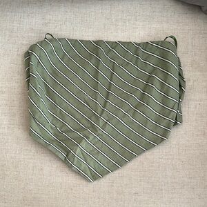 Green Striped Bandana
